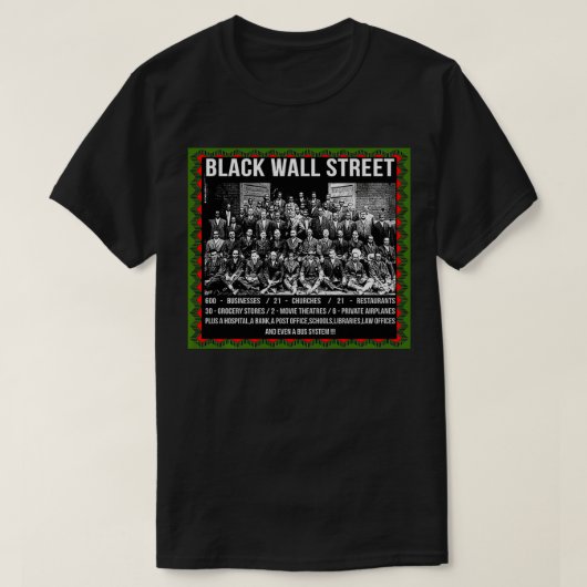 Black Wall Street T Z Pullover (Design voorkant)