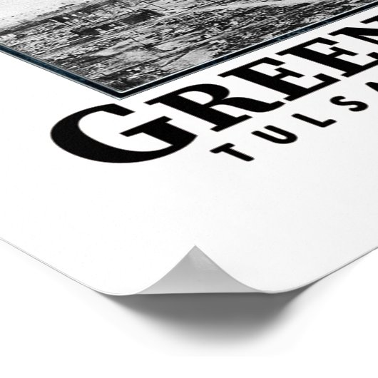 Black Wall Street Tulsa Massacre History Pride Poster (Hoek)