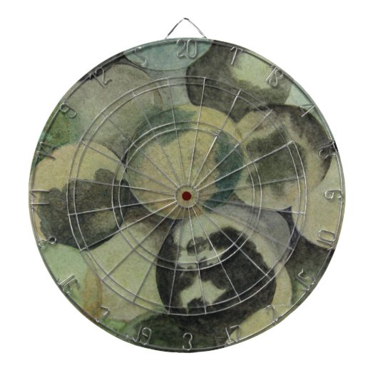 Black Walnoten Dartbord (Voorkant)