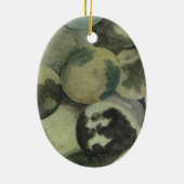 Black Walnoten Keramisch Ornament (Achterkant)