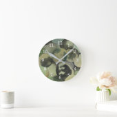 Black Walnoten Ronde Klok (Huis)