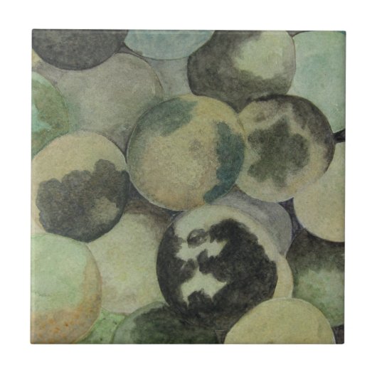 Black Walnoten Tegeltje (Voorkant)