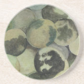 Black Walnoten Zandsteen Onderzetter (Voorkant)