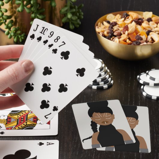 Black Warrior Princess Pokerkaarten (Insitu)