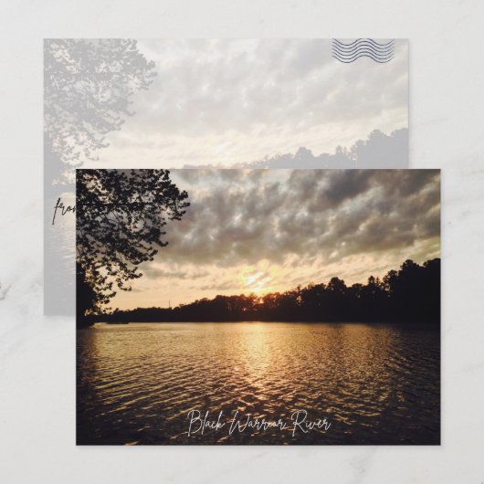 Black Warrior River briefkaart 1 (Voorkant / Achterkant)