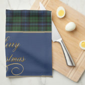 Black Watch Ancient Christmas Kitchen Towel Theedoek (Quarter Fold)