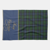 Black Watch Ancient Christmas Kitchen Towel Theedoek (Horizontaal)