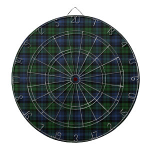 Black Watch Ancient Original Scottish Tartan Dartbord