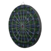 Black Watch Ancient Original Scottish Tartan Dartbord (Voorkant Rechts)