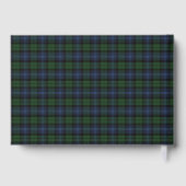 Black Watch Ancient Original Scottish Tartan Gastenboek (Achterkant)