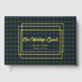 Black Watch Ancient Original Scottish Tartan Gastenboek (Voorkant)