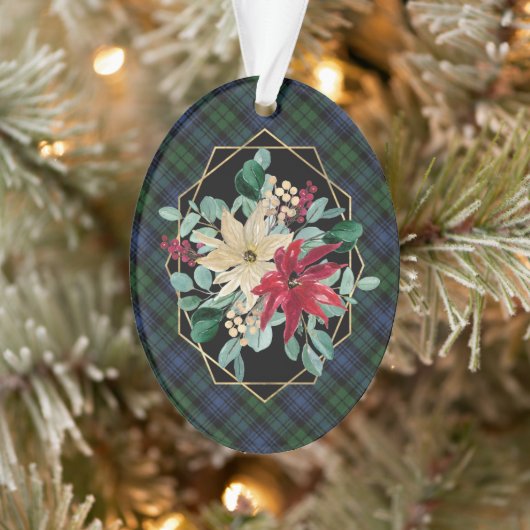 Black Watch Ancient Original Scottish Tartan Ornament (Boom)