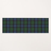 Black Watch Ancient Original Scottish Tartan Yogamat (Voorkant (horizontaal))