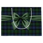 Black Watch Ancient Scottish Tartan Groot Cadeauzakje (Voorkant)