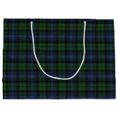 Black Watch Ancient Scottish Tartan Groot Cadeauzakje (Achterkant)