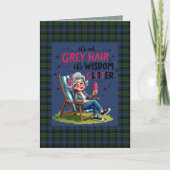 Black Watch Ancient Scottish Tartan Humorous  Kaart (Voorkant)