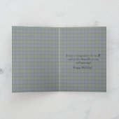 Black Watch Ancient Scottish Tartan Humorous  Kaart (Binnen)