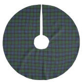 Black Watch Ancient Scottish Tartan Kerstboom Rok (Voorkant)