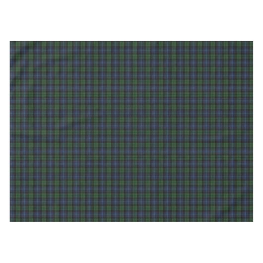 Black Watch Ancient Scottish Tartan Tafelkleed (Voorkant (Horizontaal))