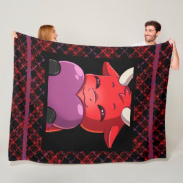 Black Watch Bullpew tartan-chat liefde Fleece Deken