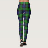 Black Watch Campbell Clan Tartan Leggings (Achterkant)