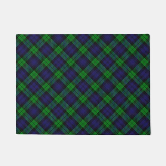Black Watch Campbell Tartan Deurmat (Voorkant)