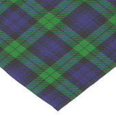 Black Watch Campbell Tartan Korte Tafelloper (Hoek)