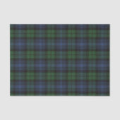 Black Watch Dress Ancient Scottish Tartan Tissuepapier (Voorkant)