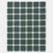 Black Watch dress green tartan checkered plaid  Fleece Deken (Voorkant)