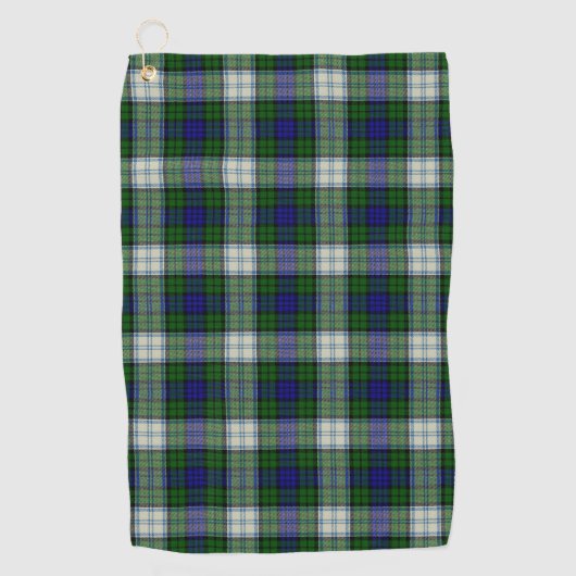 Black Watch Dress Modern Tartan Patroon Golfhanddoek (Voorkant)