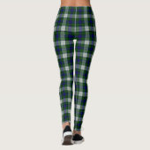 Black Watch Dress Modern Tartan Patroon Leggings (Achterkant)