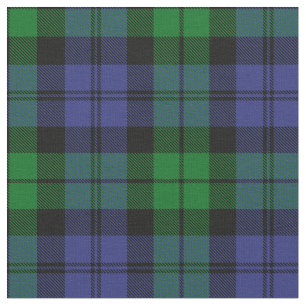 Black Watch Militaire Tartan Afdrukken Stof