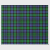 Black Watch Militaire Tartan Cadeaupapier (Vlak)