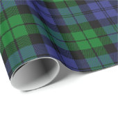 Black Watch Militaire Tartan Cadeaupapier (Rol Hoek)