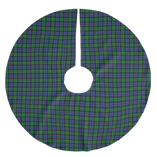 Black Watch Militaire Tartan Kerstboom Rok (Voorkant)
