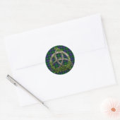 Black Watch Miltic Celtic Trinity Knot Ronde Sticker (Envelop)