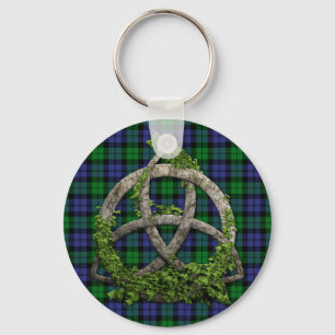 Black Watch Miltic Celtic Trinity Knot Sleutelhanger