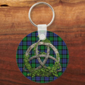 Black Watch Miltic Celtic Trinity Knot Sleutelhanger (Voorkant)