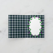 Black Watch Mode Keltische bruiloft Dank u Bedankkaart (Binnen)