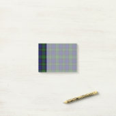 Black Watch of Clan Campbell Tartan Post-it® Notes (Op bureau)