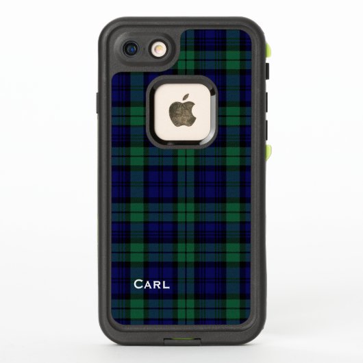 Black Watch Pset LifeProof iPhone 7 Hoesje (Achterkant)