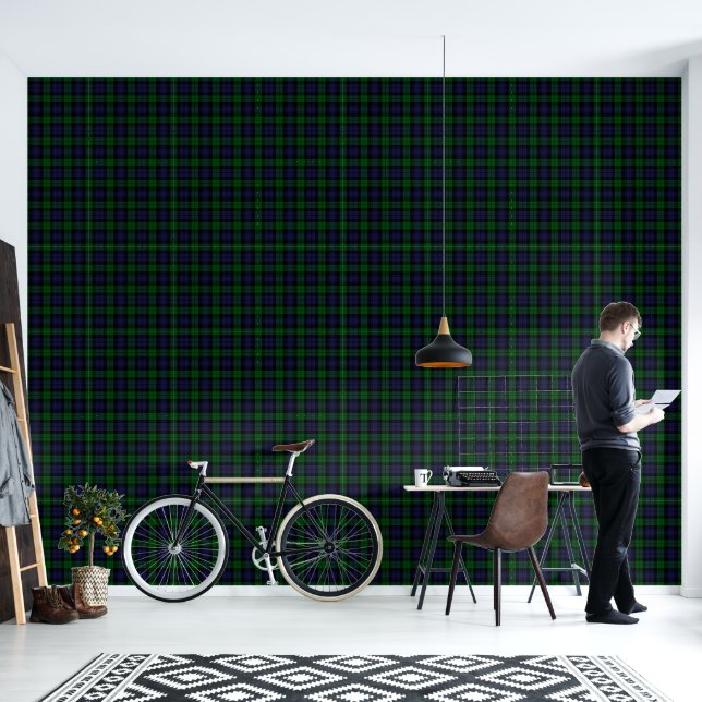 Black Watch Tartan Behang (Woonkamer)