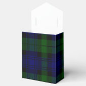 Black Watch Tartan Blue Green Pset Bedankdoosjes (Geopend)