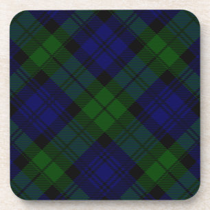 Black Watch Tartan Blue Green Pset Bier Onderzetter