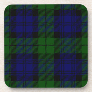 Black Watch Tartan Blue Green Pset Bier Onderzetter
