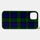 Black Watch Tartan Blue Green Pset Case-Mate iPhone Case (Achterkant (horizontaal))