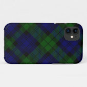 Black Watch Tartan Blue Green Pset Case-Mate iPhone Case (Achterkant (horizontaal))