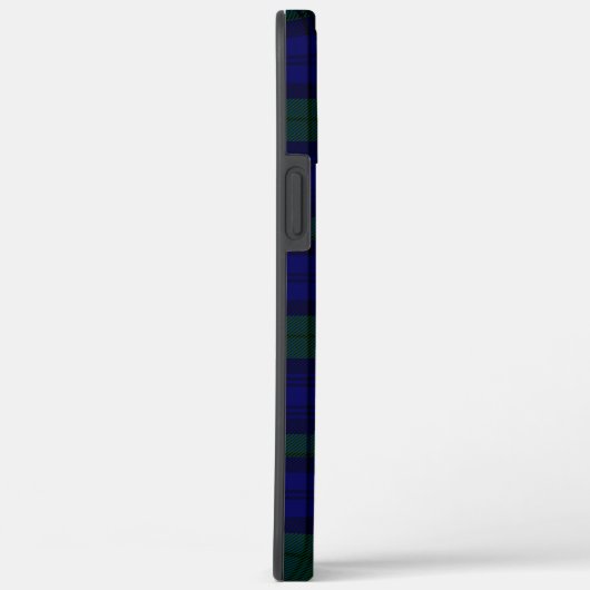 Black Watch Tartan Blue Green Pset Case-Mate iPhone Case (Achterkant / Rechts)