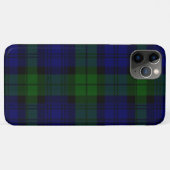 Black Watch Tartan Blue Green Pset Case-Mate iPhone Case (Achterkant (horizontaal))