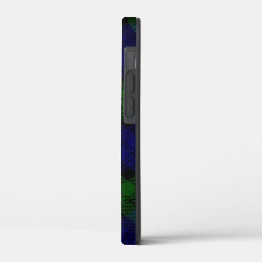 Black Watch Tartan Blue Green Pset Case-Mate iPhone Case (Achterkant / Links)